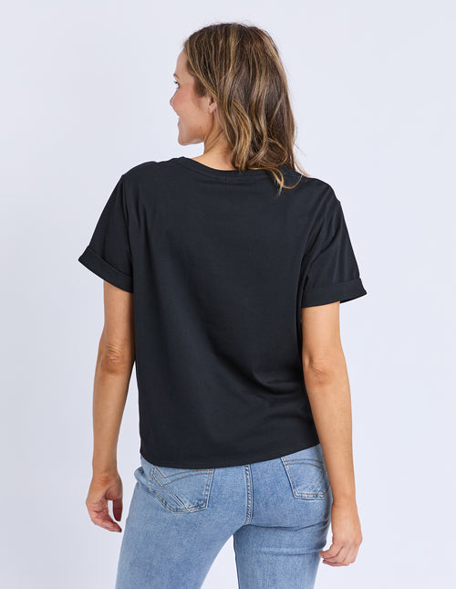 Elm Knot T Shirt Black