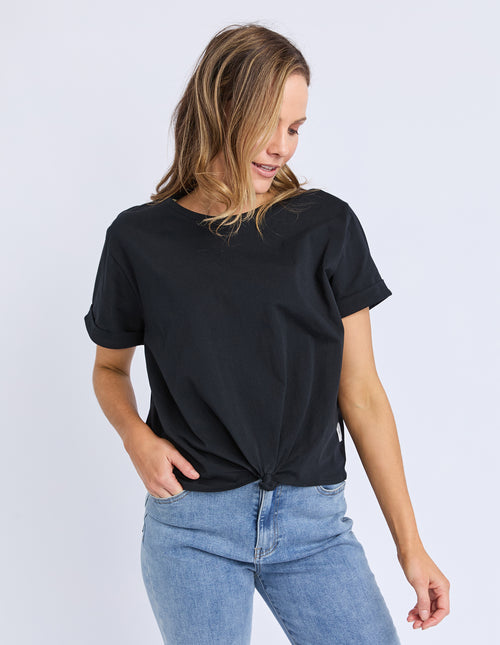 Elm Knot T Shirt Black
