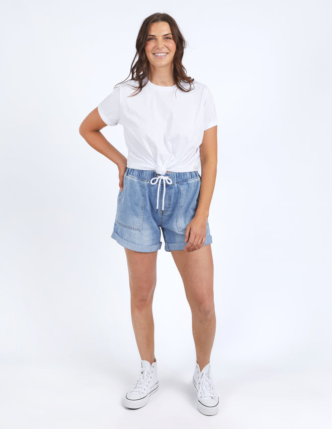 Elm Knot T Shirt White
