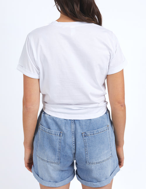 Elm Knot T Shirt White