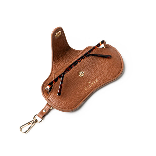 Kedzie Eclipse Eyewear Case Chestnut
