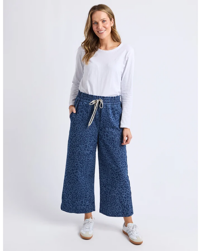 Elm Anna Animal Denim Pants
