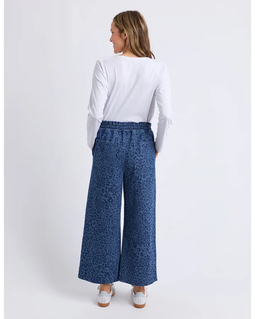 Elm Anna Animal Denim Pants