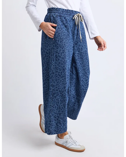 Elm Anna Animal Denim Pants