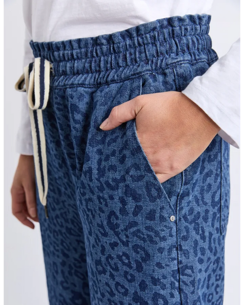 Elm Anna Animal Denim Pants