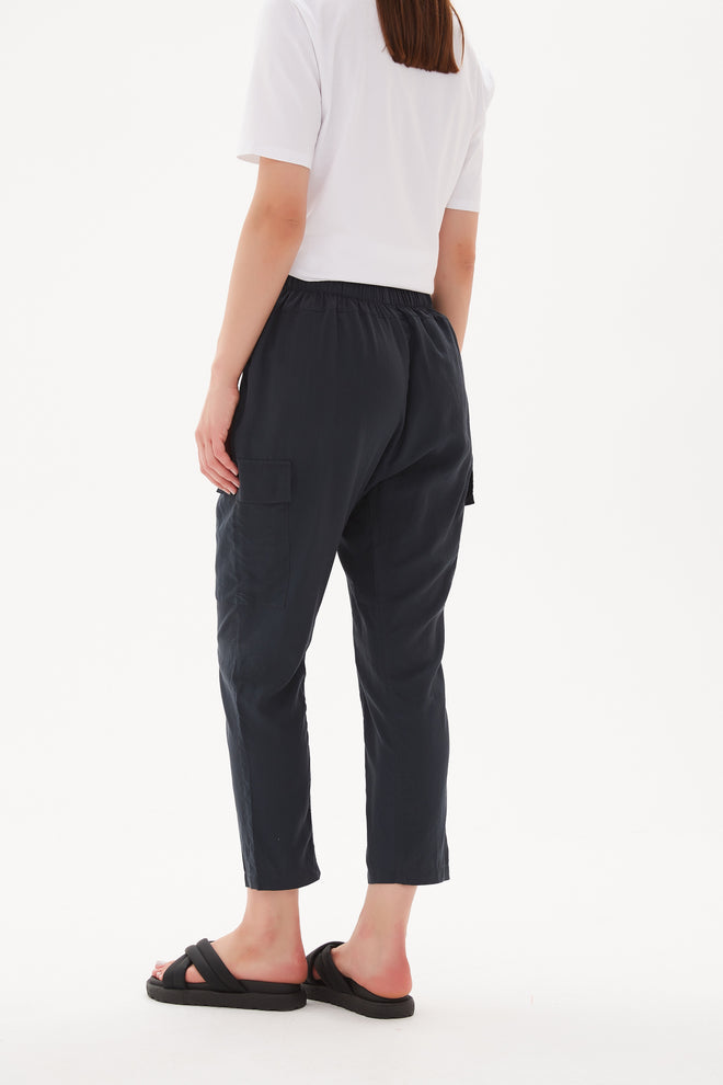 Tirelli Soft Cargo Pants Navy