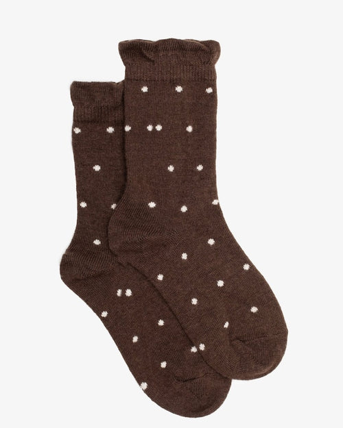 Antler Cocoa Spot Socks