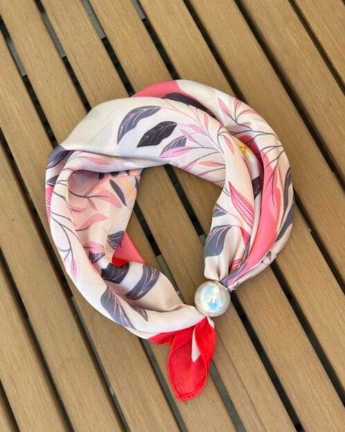 Antler Pearl Fasten Neck Tie Bloom
