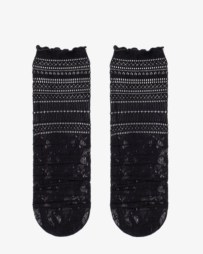 Antler Victoria Stocking Socks Black