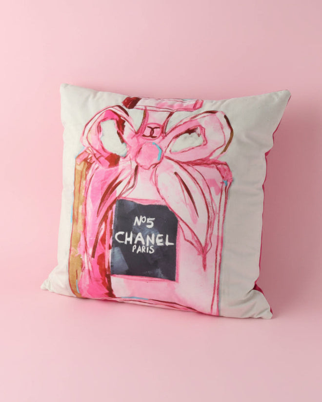 Art Cushion Velvet Bow