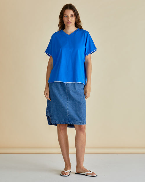 Betty Basics Avalon T Shirt Blue