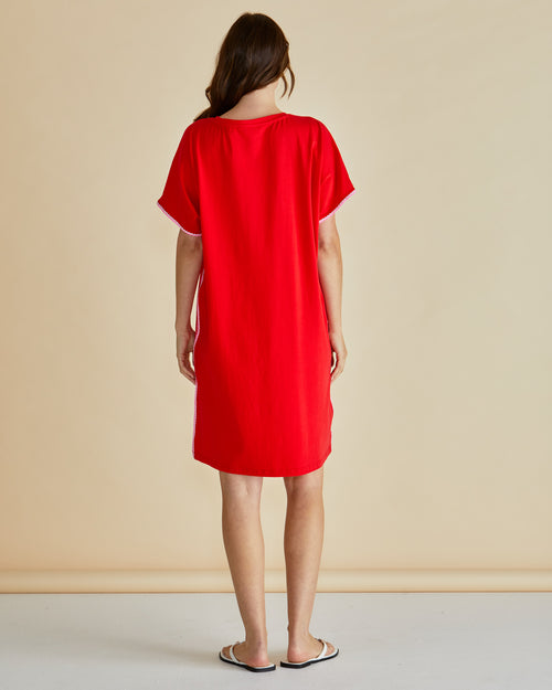 Betty Basics Stellar T Shirt Dress Red