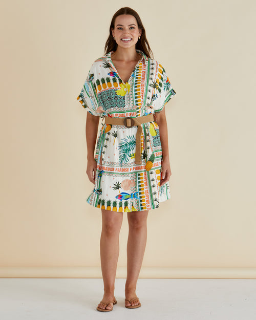Betty Basics Paradise Print Archer Dress