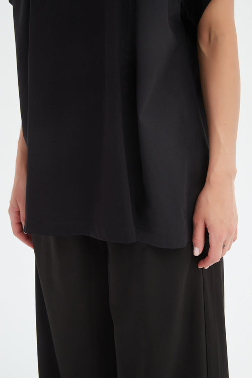 PREORDER - Tirelli Boxy Panel Combi Tee Shirt Black DUE SEPTEMBER