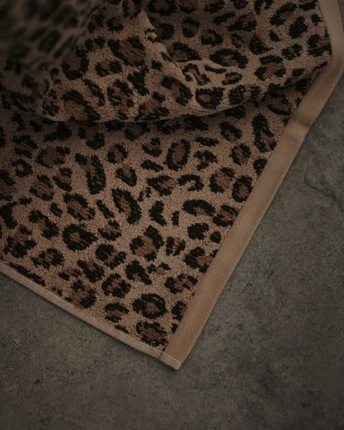 Baksana Leopard Hand Towel Small