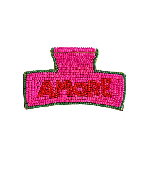 Beaded Hair Grip More Amore