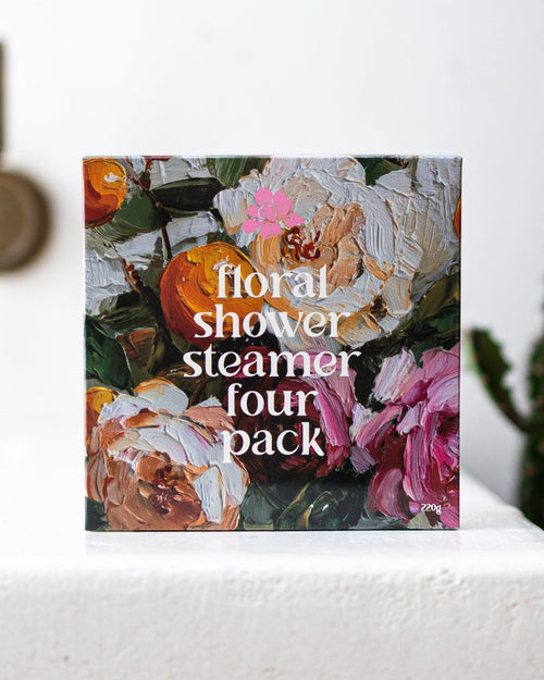 Blume and Body Shower Steamer Floral Four Pack
