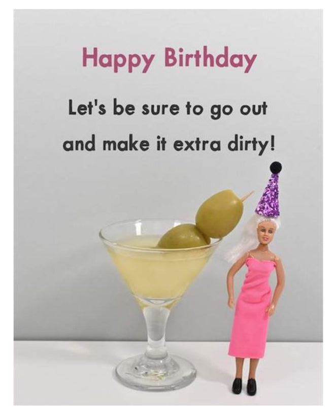 Bold and Bright Card Dirty Martini
