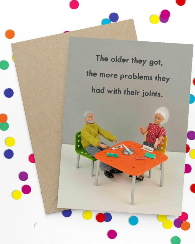 Bold and Bright Card Joint Problems