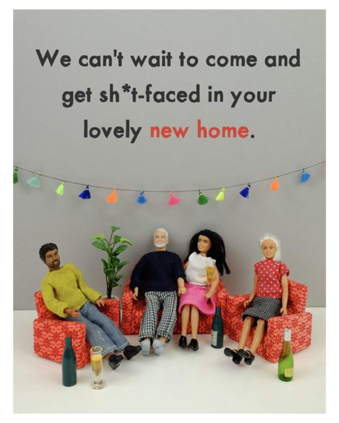 Bold and Bright Card Lovely New Home