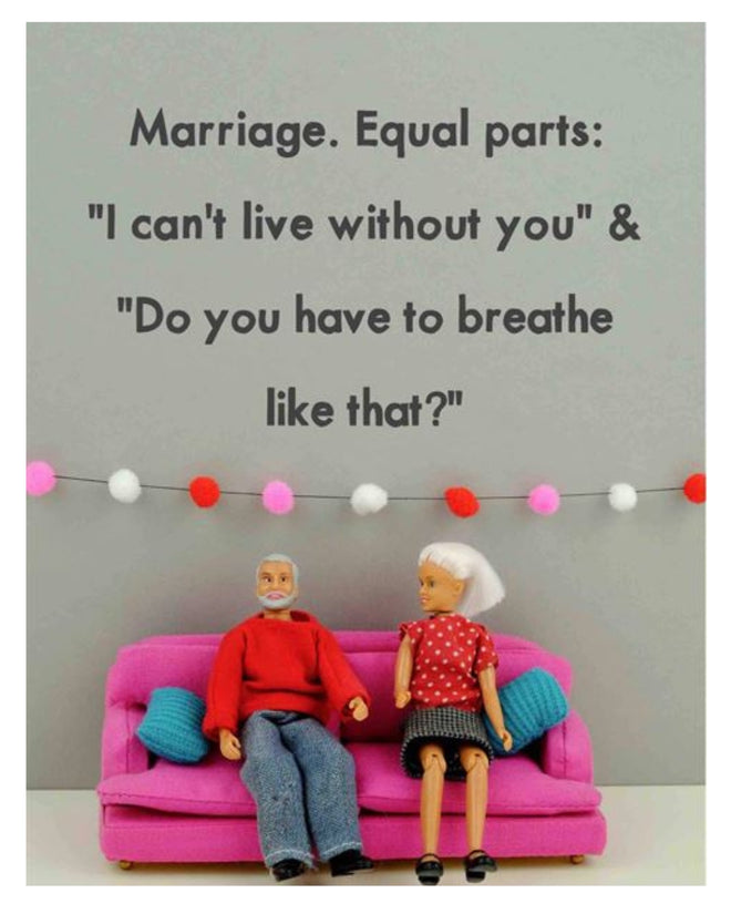 Bold and Bright Card Marriage Equal Parts