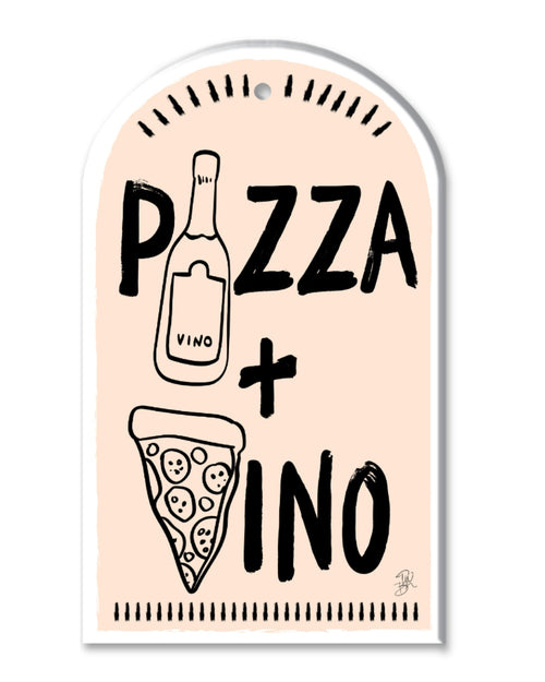 Ceramic Trivet Pizza and Vino