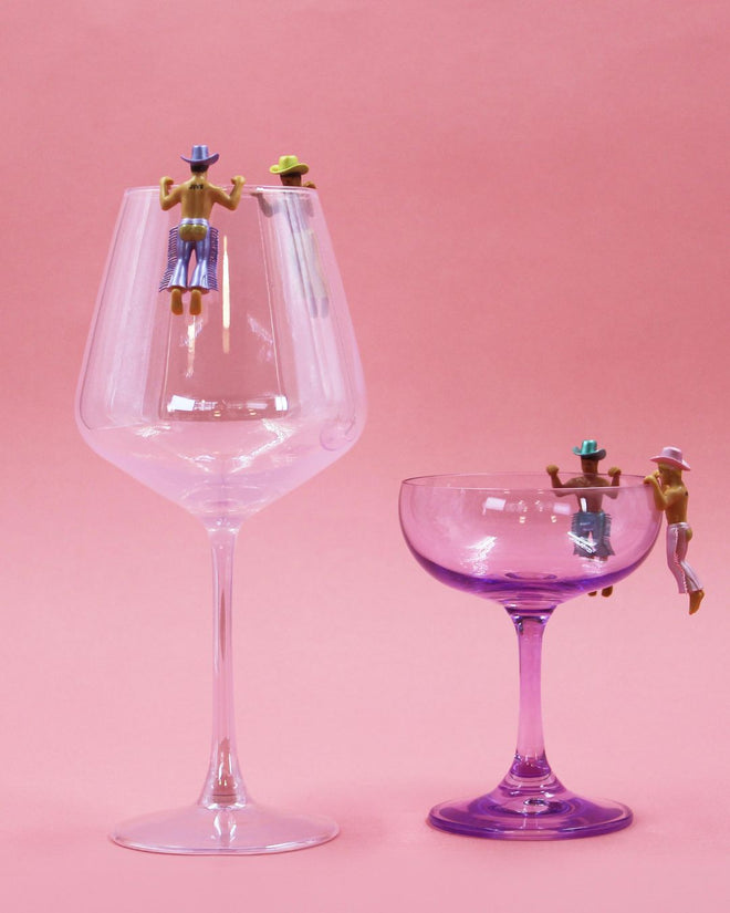 Disco Cowboy Drinks Markers Set of 4