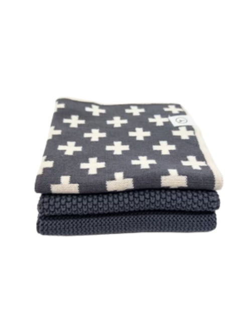 Dishcloth Variety 3 Pack Graphite