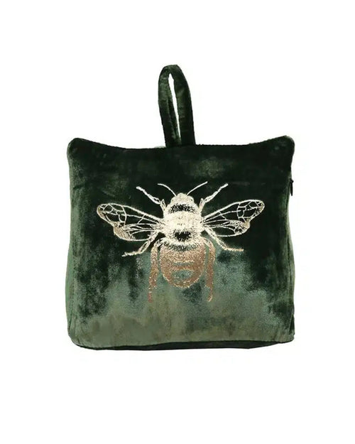 Doorstop Green Gold Bee