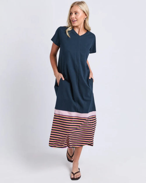 Elm Acai Dress Navy