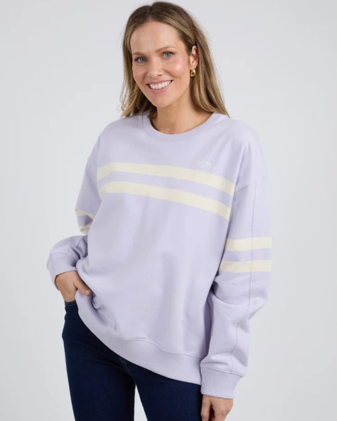 Elm Adora Crew Sweatshirt Lilac