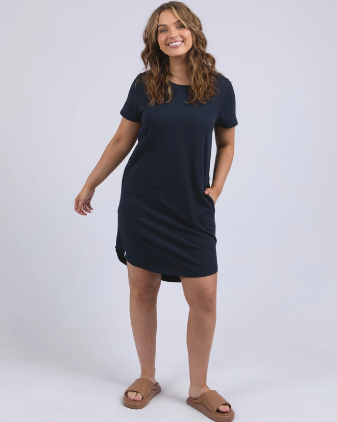 Elm Aiden Dress Navy