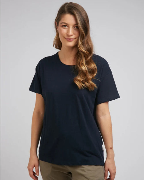 Elm Clover T Shirt Navy