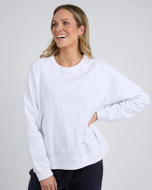 Elm Kinsley Sweatshirt White