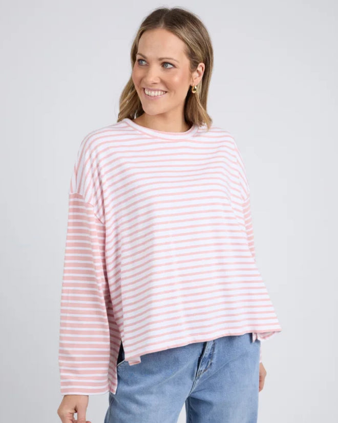 Elm Koki Sweatshirt Style Tee Blush