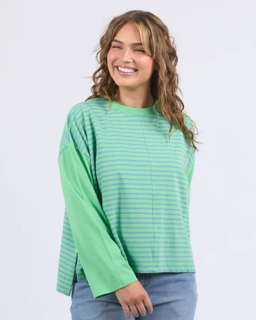 Elm Kova Sweatshirt Style Tee Dublin Green