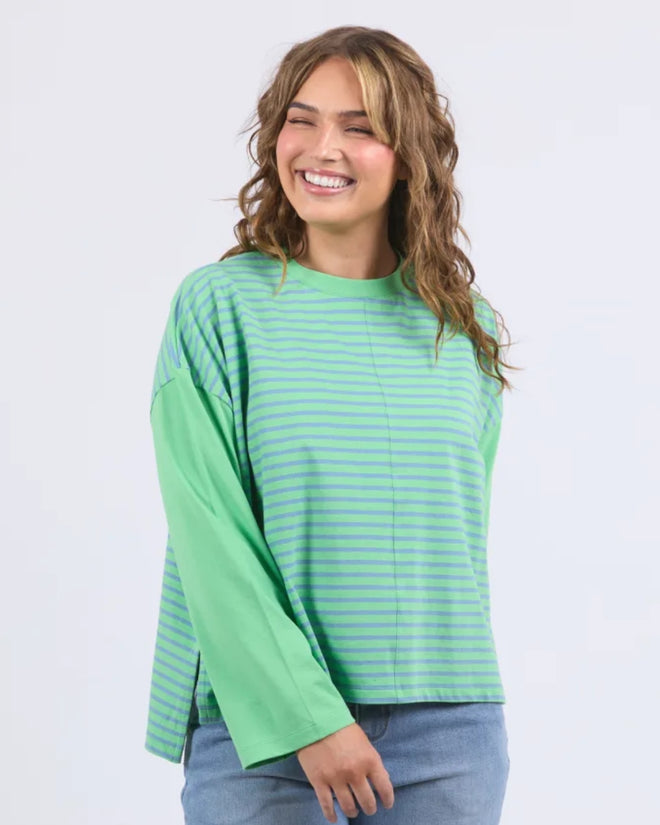 Elm Kova Sweatshirt Style Tee Dublin Green
