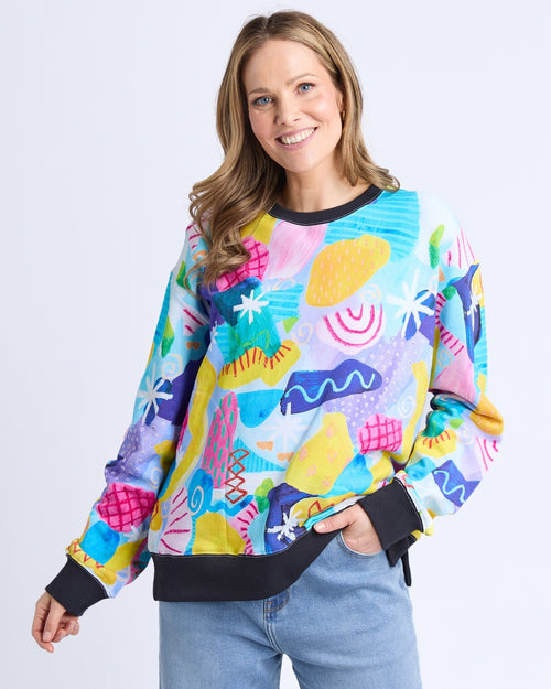 Elm Party Pants Crew Sweatshirt