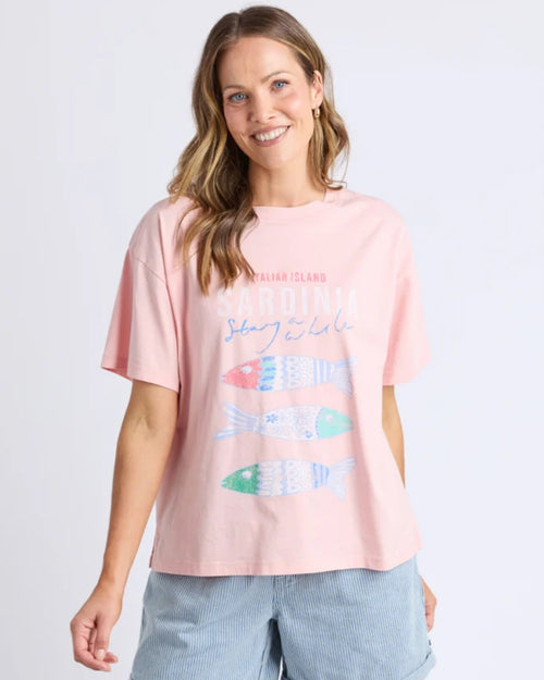 Elm Sardinia T Shirt Light Pink