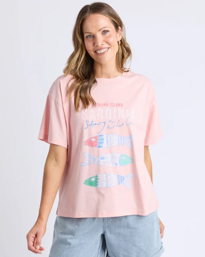 Elm Sardinia T Shirt Light Pink