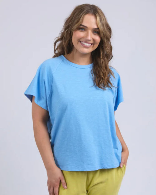 Elm Shelby T Shirt Azure Blue