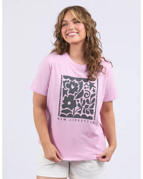 Elm Winona T Shirt Dusty Pink