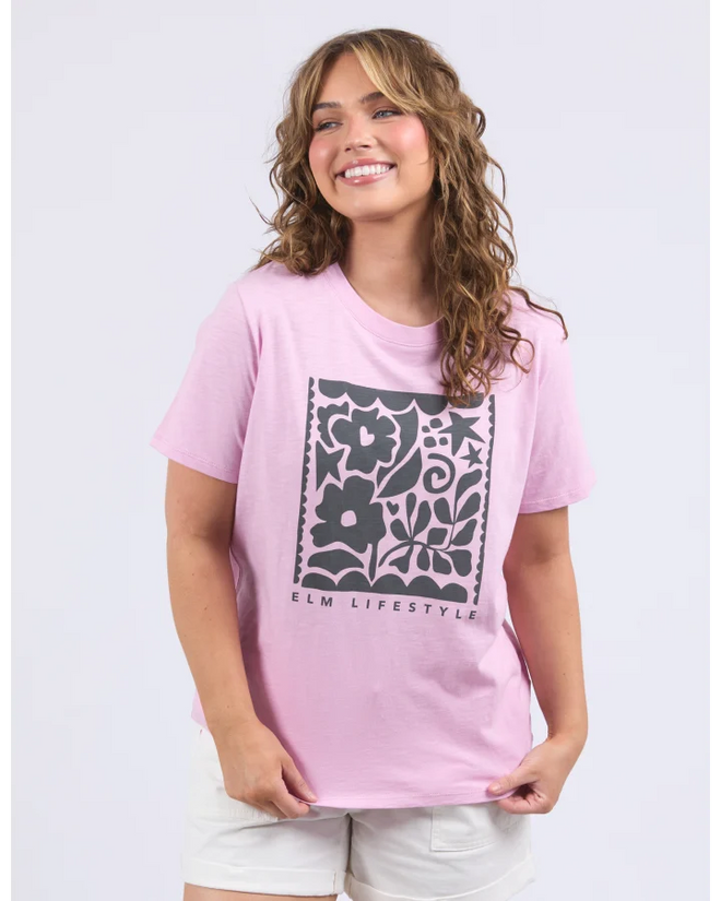 Elm Winona T Shirt Dusty Pink