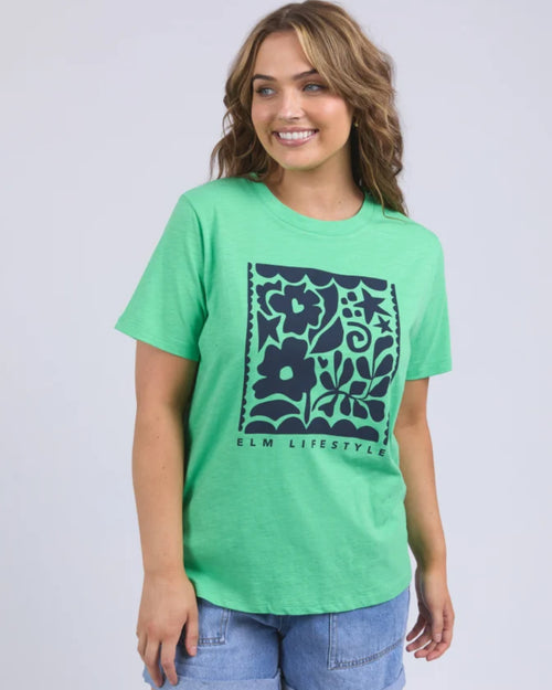 Elm Winona T Shirt Spring Green