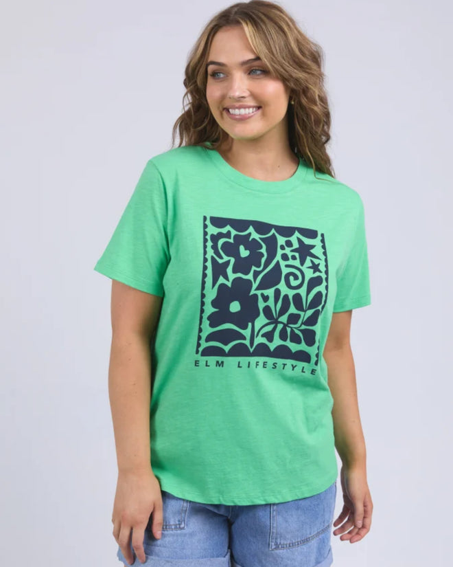 Elm Winona T Shirt Spring Green
