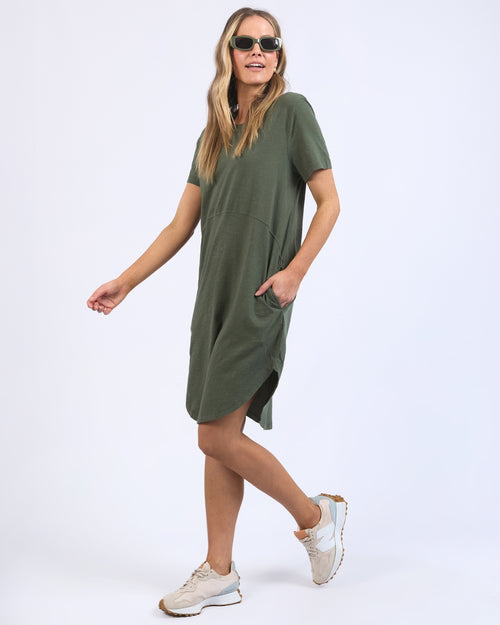 Foxwood Bay Dress Khaki