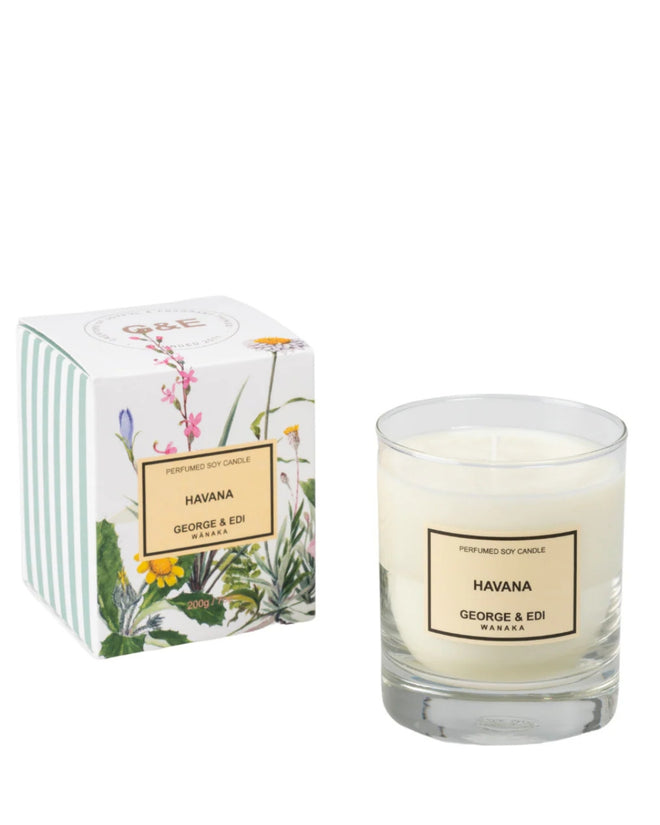 George & Edi Perfumed Candle Havana
