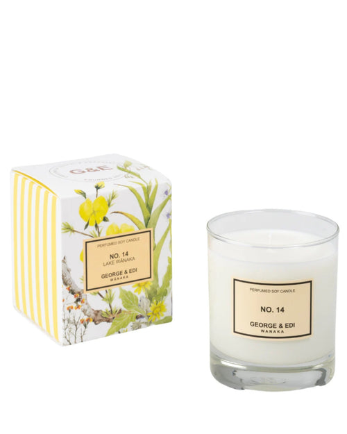George & Edi Perfumed  Candle No 14 Lake Wanaka