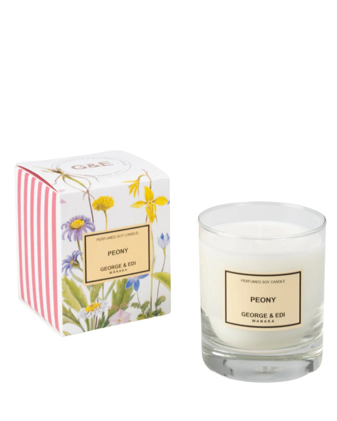 George & Edi Perfumed Candle Peony