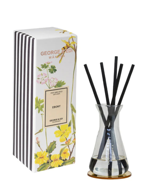 George & Edi Perfumed Diffuser Set Ebony